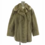  No-brand меховое пальто внешний мех сапфир норка средний серый /XZ #GY18 женский 