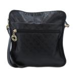 ゲラルディーニ GHERARDINI ショルダーバッグ 斜め掛け クロスボディ PVC レザー 総柄 黒 ブラック /FT ■GY11 レディース