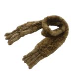  No-brand пелерина muffler мех мех кролик бахрома чай цвет Brown /XZ #GY18 женский 