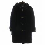  Burberry zBurberrys Vintage 91 год производства полупальто "даффл коут" внешний шерсть капот средний подкладка в клетку кривошип кнопка темно-синий 