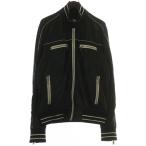 ショッピングGABBANA ドルチェ&ガッバーナ ドルガバ DOLCE&GABBANA ナイロンジャケット ブルゾン アウター ハイネック ジップアップ ロゴ 52 XL 黒