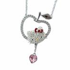 スワロフスキー SWAROVSKI ネックレス アクセサリー ペンダント クリスタル ハローキティ サンリオ シルバー色 1120601