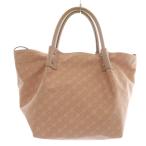 ゲラルディーニ GHERARDINI ソフティ SOFTY ハンドバッグ ナイロン レザー 総柄 ロゴ ピンク /XZ ■GY18 レディース