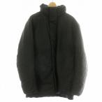 グッチ GUCCI ダウンジャケット アウター ブルゾン スタンドネック フルジップ 総裏地 イタリア製 46 S 黒 ブラック /MP ■GY17 メンズ