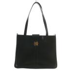 サルヴァトーレフェラガモ Salvatore Ferragamo トートバッグ ワンショルダー 肩掛け レザー フラップ ヴァラ ゴールド金具 黒