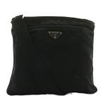 プラダ PRADA ショルダーバッグ ナイロン 三角 トライアングル ロゴ プレート 黒 ブラック /XZ ■OH ■GY11 レディース