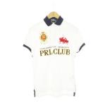 ポロ バイ ラルフローレン Polo by Ralph Lauren ポロシャツ 半袖 鹿の子 ポニー刺繍 PRL CLUB ベンチレーション S 白 ホワイト /AH17