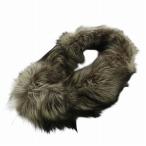  SaGa лиса SAGA FOX серебряный SaGa пелерина muffler мех мех лиса чай цвет Brown белый белый /XZ #GY11 женский 