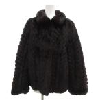  rose moon Rose moon MOONBAT меховое пальто мех норка мех короткий 13 темно-коричневый /AE #GY18 женский 