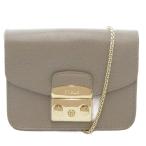 フルラ FURLA メトロポリス ショルダーバッグ レザー ロゴ グレージュ /AE ■GY18 レディース