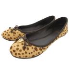  Tory Burch TORY BURCH балетки туфли-лодочки общий рисунок лента - lako кожа 7.5 бежевый чай Brown /AE #GY18 женский 