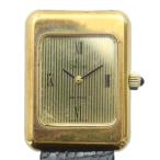 オメガ OMEGA DE VILLE デビル 腕時計 ヴィンテージ アンティーク 手巻き スクエア ローマン レザーベルト ゴールドカラー 金色