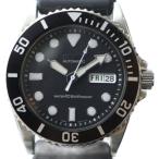 セイコー SEIKO ダイバーズウオッチ 腕時計 ウォッチ 自動巻き デイト カレンダー 黒文字盤 シルバー色 7S26-0040 ■GY18 /MQ メンズ