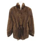  SaGa норка SAGA MINK серебряный SaGa меховое пальто полупальто норка мех мех 15 чай Brown /AE #GY18 женский 