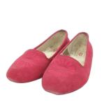 UGG Австралия W ALLOWAY плоская обувь туфли-лодочки замша внутри сторона мех вышивка Logo 22cm красный красный 1001632 /MN10 #GY11