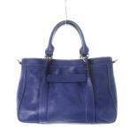 ショッピングロンシャン ロンシャン LONGCHAMP 3D 2WAY ハンドバッグ ショルダー バッグ レザー ロゴ型押し 紫 パープル /CK15 ■GY18 レディース