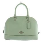 ショッピングcoach コーチ COACH ハンドバッグ ショルダー 2WAY レザー ロゴ シルバー金具 ミントグリーン F37217 /XZ ■GY11 レディース