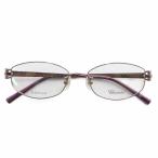 未使用品 ショパール chopard 眼鏡 メガネ デモレンズ チタンフレーム フルリム ラインストーン 紫 パープル 51□16-135 VCHC12J