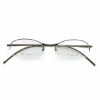 ショッピングメガネ グッチ GUCCI 眼鏡 メガネ 度なし チタンフレーム オーバル ハーフリム ロゴ 49□18-140 黒 ブラック GG-9515J