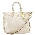 コーチ COACH 12935 マディソン ジュリアン ハンドバッグ ショルダー 2WAY 斜め掛け レザー ロゴ 白 ホワイト /GV ■GY18