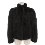 roti колено ROTINY меховое пальто мех норка мех короткий 9 чёрный черный /AE #GY18 женский 