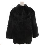  No-brand меховое пальто мех норка мех LL чёрный черный /AE #GY18 женский 