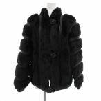  No-brand норка меховое пальто кожа переключатель средний длина чёрный черный /JS #GY18 женский 
