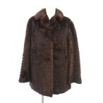 FUR GRISER меховое пальто мех норка средний длина чай Brown /JS #GY18 женский 