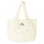 ロンハーマン Ron Herman トートバッグ コットン キャンバス 帆布 ロゴ リベット 白 ホワイト /AO8 ■GY18 レディース