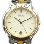 グッチ GUCCI 8000M 腕時計 ウォッチ クォーツ カレンダー付き デイト シルバー色 ゴールド色 ■GY11 /MQ ■OH メンズ