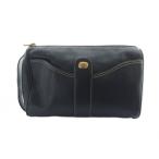 ダンヒル dunhill クラッチバッグ セカンドバッグ レザー ロゴ 黒 ブラック ■GY11 /MQ メンズ