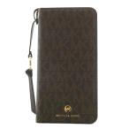 MICHAEL KORS смартфон кейс iPhone кейс iPhone 7 iPhone 8 iPhone SE no. 2 поколение PVC кожа блокнот type MK signature общий рисунок Logo чай цвет 