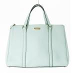 ケイトスペード KATE SPADE ハンドバッグ 2way ショルダーバッグ レザー 革 ロゴプレート ミント /CK10 ■GY17 レディース