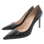 ショッピングMIUMIU ミュウミュウ miumiu パンプス シューズ ハイヒール ポインテッドトゥ 36.5 黒 ブラック /AE ■GY17 レディース