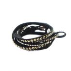  Swarovski SWAROVSKI браслет аксессуары браслет Logo замша чёрный черный #GY18 /MQ женский 