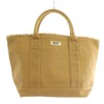 ロンハーマン Ron Herman トートバッグ ハンド キャンバス オープントップ ロゴ 茶色 ブラウン /XZ ■GY18 レディース