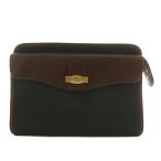 ショッピングダンヒル ダンヒル dunhill クラッチバッグ セカンドバッグ レザー ロゴ ゴールド金具 黒 ブラック 茶色 ブラウン /XZ ■GY18 メンズ