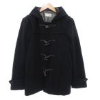 re* Mu LES MUES полупальто "даффл коут" M капот кривошип кнопка короткий темно-синий темно-синий /AE #GY17 мужской 