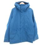  Barton BURTON прекрасный товар одежда для сноуборда жакет S Gore-Tex Logo вышивка Zip выше капот синий голубой /AE #GY17 мужской 