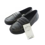  не использовался товар Polo Ralph Lauren POLO RALPH LAUREN Loafer с биркой мокасины кожа Logo 21cm чай Brown #GY18 /MQ женский 