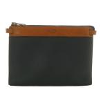  Lacoste LACOSTE клатч ручная сумочка кожа Logo type вдавлено . темно-синий темно-синий чай цвет Brown /XZ #GY18 мужской 