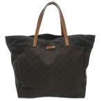 ショッピングgucci グッチ GUCCI トートバッグ GG柄 総柄 ナイロン ダークブラウン /AE ■GY18 レディース