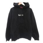 ショッピングシュプリーム シュプリーム SUPREME 23AW Box Logo Hooded Sweatshirt ボックスロゴ パーカー フーディ プルオーバー スウェット L 黒 ブラック
