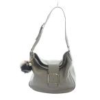 ケイトスペード KATE SPADE ショルダーバッグ トート レザー 革 ロゴ グレー ■GY18 /MQ レディース