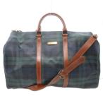  Polo Ralph Lauren POLO RALPH LAUREN сумка "Boston bag" плечо 2WAY черный часы в клетку темно-синий темно-синий зеленый зеленый /AE