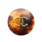 シャネル CHANEL イヤリング アクセサリー クリップ式 ココマーク べっ甲柄 片耳のみ 茶 ブラウン ゴールド色 ■GY18 /MQ ■OH