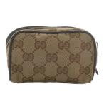 ショッピングＧＧキャンバス グッチ GUCCI ポーチ 小物入れ ミニ キャンバス GG柄 総柄 茶色 ブラウン 138047 1669 /XZ ■OH ■GY11 レディース