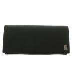 ダンヒル dunhill 長財布 二つ折り レザー ロゴ シルバー金具 黒 ブラック /XZ ■GY11 メンズ