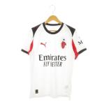  Puma PUMA 2025-26 AC Milan a way копия короткий рукав форма сетка переключатель Logo каучуковый принт футбол S белый 