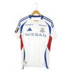  не использовался товар Adidas adidasa way форма Yokohama F* Marino s игра рубашка джерси короткий рукав переключатель сетка Logo футбол M белый 